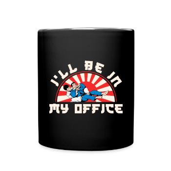 Brazilian Jiu Jitsu MMA Bjj Hugger - Tasse einfarbig - Schwarz - Vorne