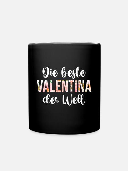 Valentina - Tasse einfarbig - Schwarz