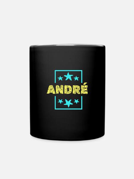 Prénom André - Mug uni - noir