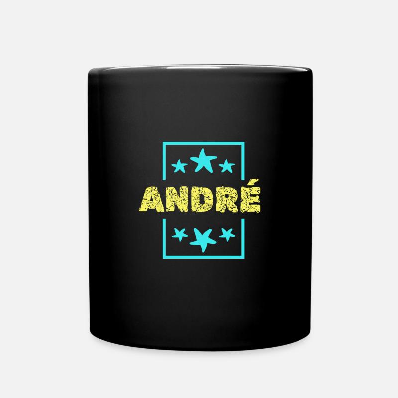 Prénom André - Mug uni - noir