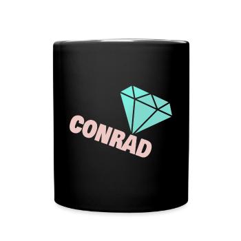 Edel Conrad - Tasse einfarbig - Schwarz - Vorne