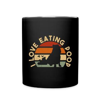 Capybara Nagetier - Tasse einfarbig - Schwarz - Vorne