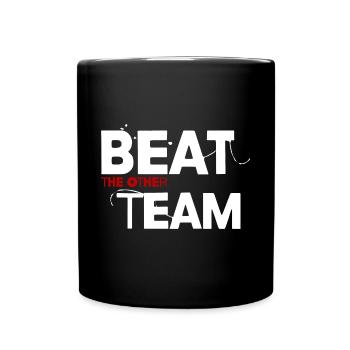 Beat The Other Team 4 - Tasse einfarbig - Schwarz - Vorne