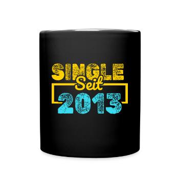 seit 2013 - Tasse einfarbig - Schwarz - Vorne