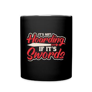 Jeu de rôle en direct GN - Mug uni - noir - Devant