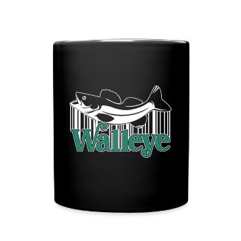 Walleye Walleye Vintage - Full Colour Mug - black - Front