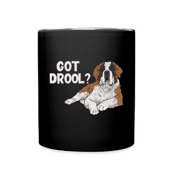 St. Bernard St. Bernard Dog Dog - Full Colour Mug - black - Front