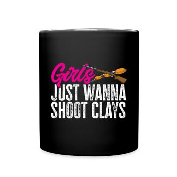Tir au piège Tir au pigeon en argile Skeet - Mug uni - noir - Devant