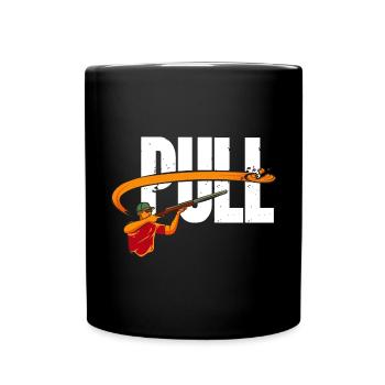Tir au piège Tir au pigeon en argile Skeet - Mug uni - noir - Devant
