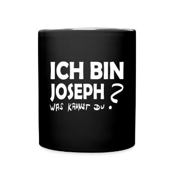 Spruch für joseph Männername Vorname - Tasse einfarbig - Schwarz - Vorne