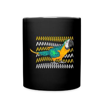 Gelbbrustara Papagei Blue And Yellow Macaw - Tasse einfarbig - Schwarz - Vorne