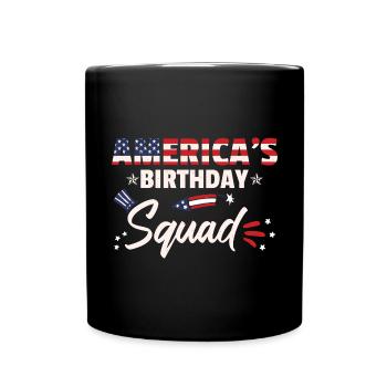 Équipe d’anniversaire des Amériques - Mug uni - noir - Devant