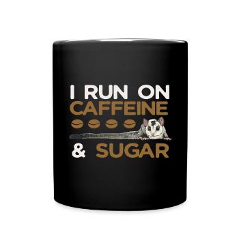 Short-headed glider Sugar Glider - Full Colour Mug - black - Front