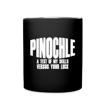 A Test Of My Skills Versus Your Luck - Full Colour Mug - black - Front
