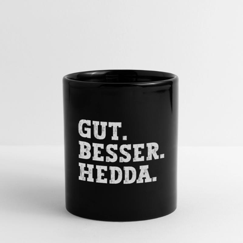 Gut Besser Hedda Lustiger Spruch Name Hedda Tasse einfarbig