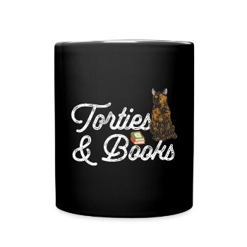 Schildpatt Katze Tortoiseshell Cat Tortie - Tasse einfarbig - Schwarz - Vorne