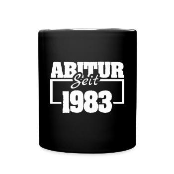 1983 - Tasse einfarbig - Schwarz - Vorne