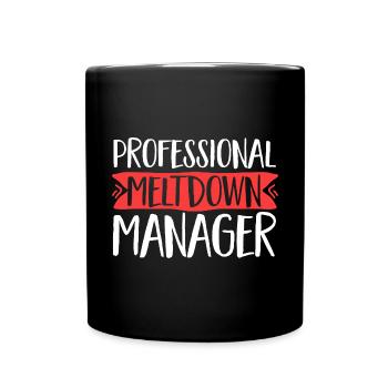 Childcare Teacher Educator - Full Colour Mug - black - Front