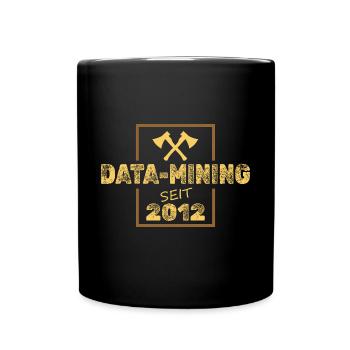 Jahr 2012 - Tasse einfarbig - Schwarz - Vorne