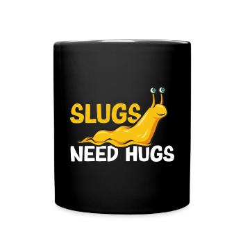 Banana Snail Snail - Full Colour Mug - black - Front