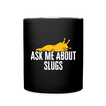 Banana Snail Snail - Full Colour Mug - black - Front