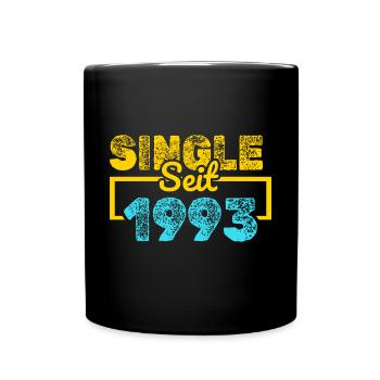 Jahr 1993 - Tasse einfarbig - Schwarz - Vorne