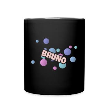 Geschenk für Bruno - Tasse einfarbig - Schwarz - Vorne