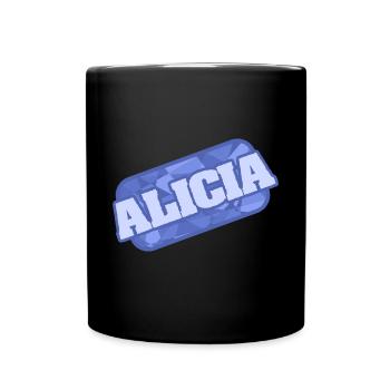 Gift for Alicia - Full Colour Mug - black - Front