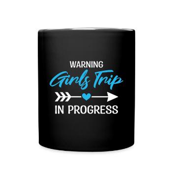 Girls Weekend Trip Girls Crew - Full Colour Mug - black - Front