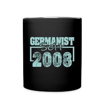 Job 2008 - Tasse einfarbig - Schwarz - Vorne