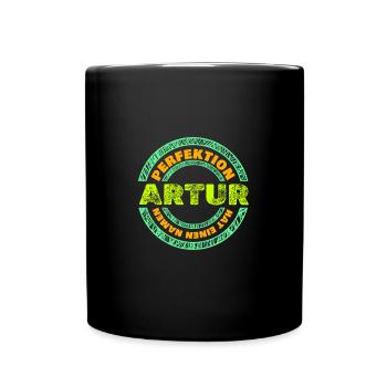 Geschenk für Artur - Tasse einfarbig - Schwarz - Vorne