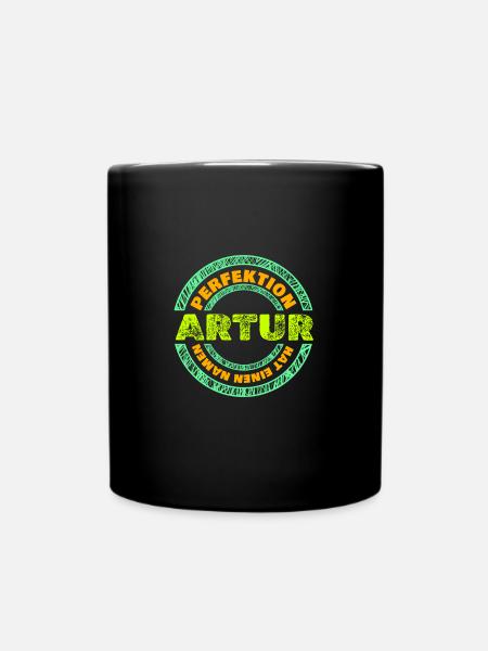 Geschenk für Artur - Tasse einfarbig - Schwarz