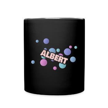 Albert Albert - Tasse einfarbig - Schwarz - Vorne