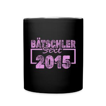 Jungeselle 2015 - Tasse einfarbig - Schwarz - Vorne