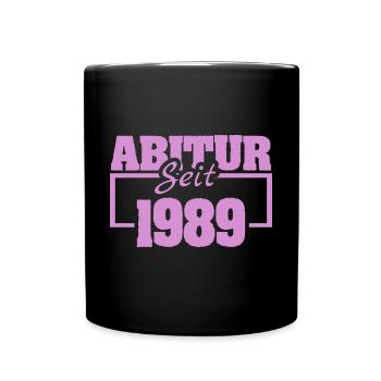 Matura 1989 - Tasse einfarbig - Schwarz - Vorne