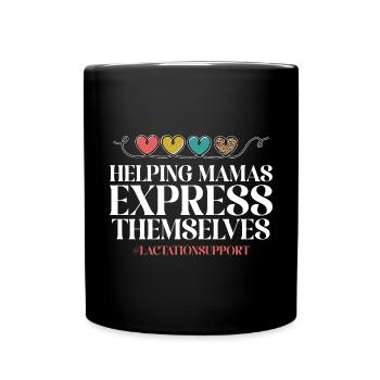 Lactation Consultant IBCLC - Full Colour Mug - black - Front