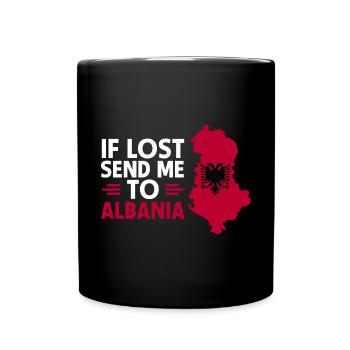 Albanian Flag Albanian Eagle Shqiponja - Full Colour Mug - black - Front