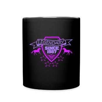 Legendary 1987 - Full Colour Mug - black - Front