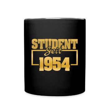 Student 1954 - Tasse einfarbig - Schwarz - Vorne