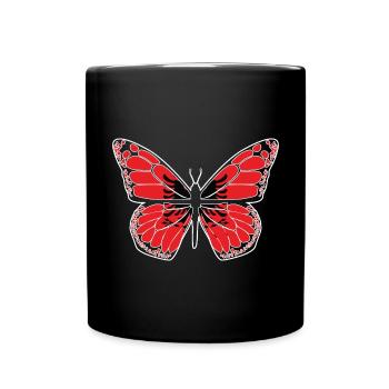 Albanian Flag Albanian Eagle Shqiponja - Full Colour Mug - black - Front