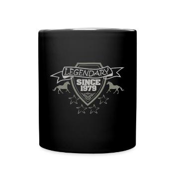 Cheval 1979 - Mug uni - noir - Devant
