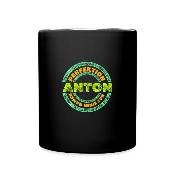 Anton Anton - Tasse einfarbig - Schwarz - Vorne