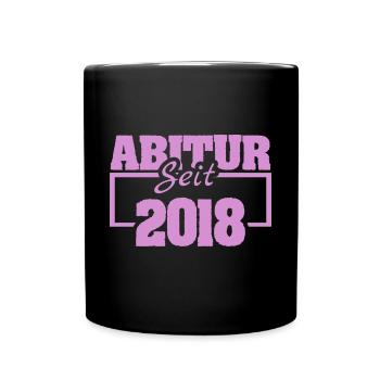 Abi 2018 - Tasse einfarbig - Schwarz - Vorne