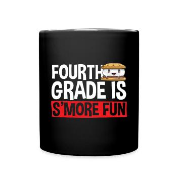 S'more Lagerfeuer Marshmallow Camping - Tasse einfarbig - Schwarz - Vorne