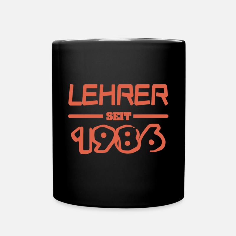 1986 - Tasse einfarbig - Schwarz