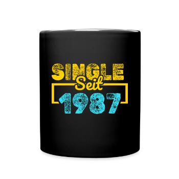 1987 - Tasse einfarbig - Schwarz - Vorne