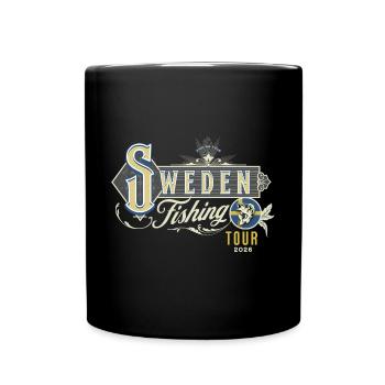 Sweden 2026 Fishing Angler Fishing Trip - Full Colour Mug - black - Front