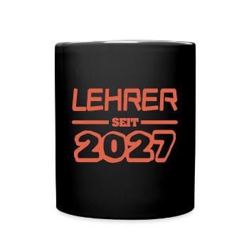 2027 - Tasse einfarbig - Schwarz - Vorne