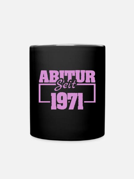 Uni 1971 - Tasse einfarbig - Schwarz