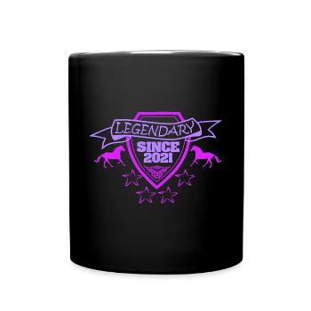 Horseback Riding 2021 - Full Colour Mug - black - Front
